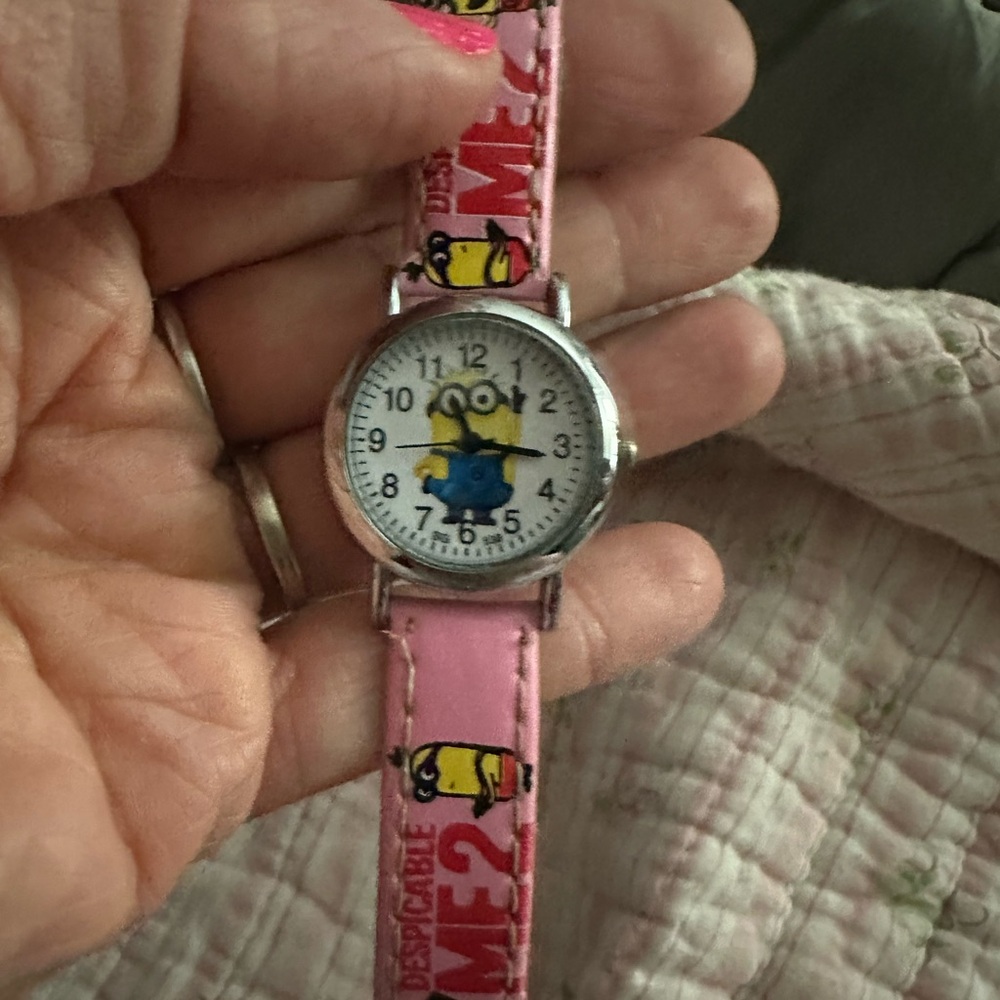 Despicable Me Minions Pink Watch